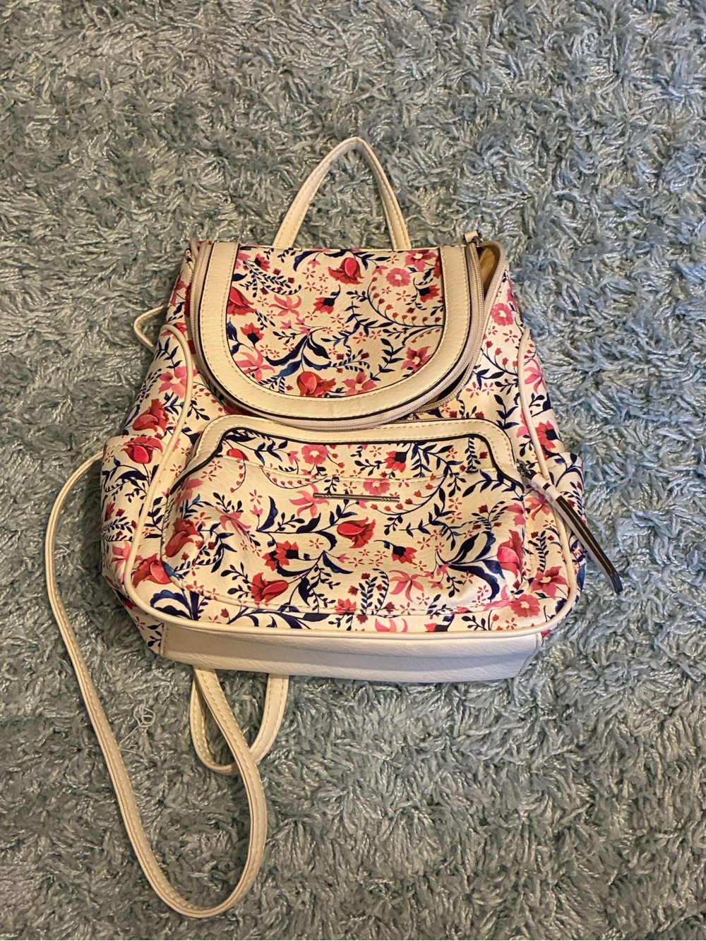 Mini floral backpack